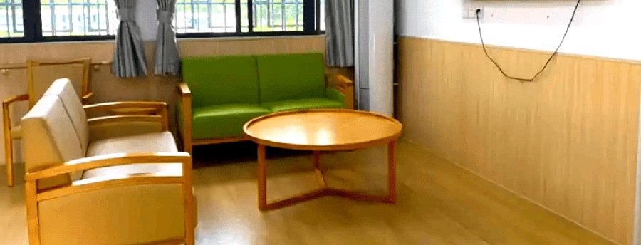 成都少城街道养老服务中心(悦伦康养居)设施配置档案:接待大厅与公共餐厅