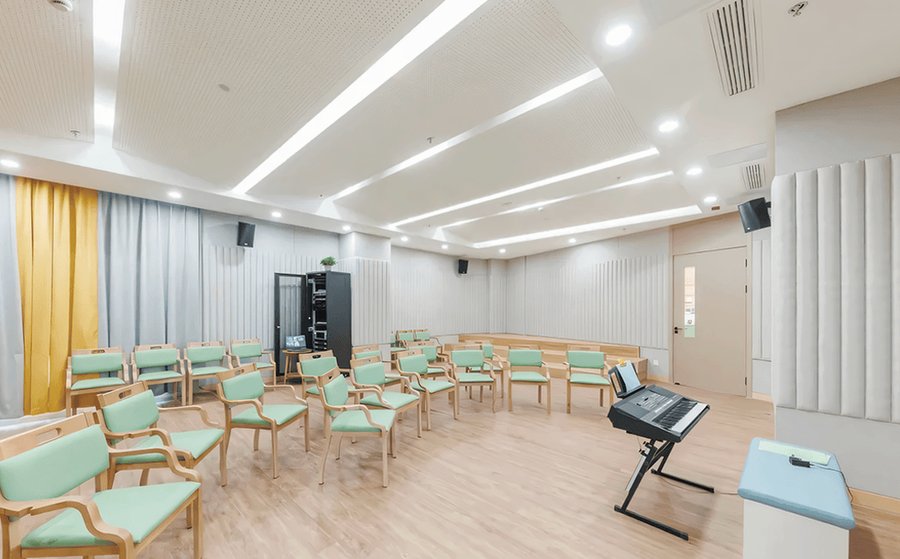 成都天府新区永兴街道敬老院周边环境说明:双流区绿化院落参考