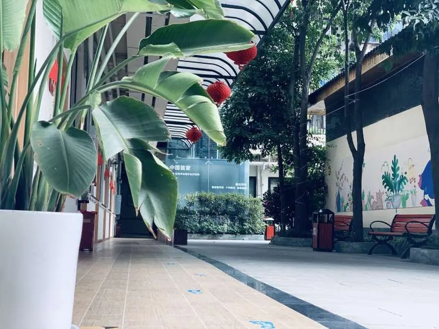 成都朗力养老服务中心院内环境实拍