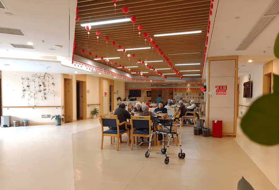 成都市金牛区养老中心院内环境实拍