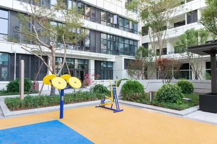 成都市金牛区银发老年公寓院内环境实拍