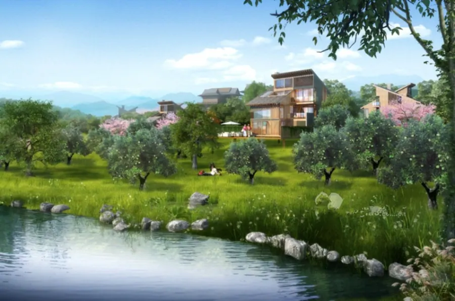 四川成都归然养生岛实景图